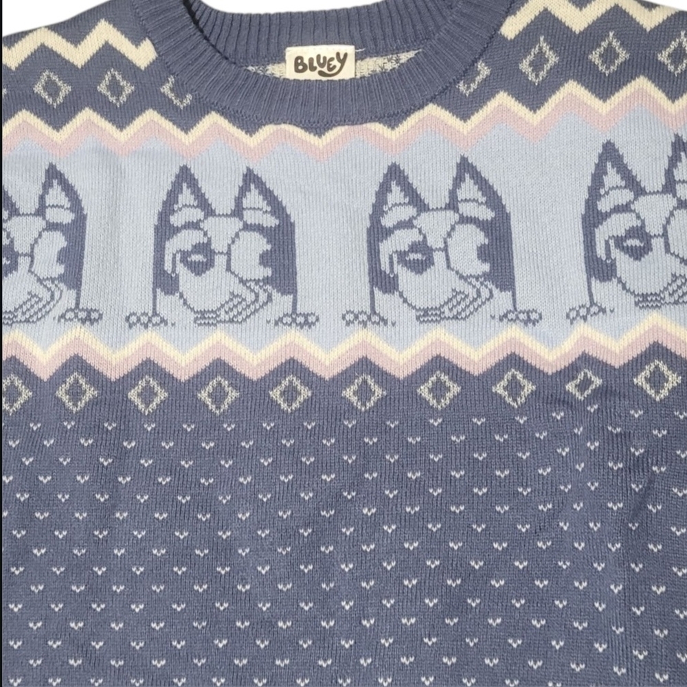 Bluey Patterned Sweater - Picture 2 of 3